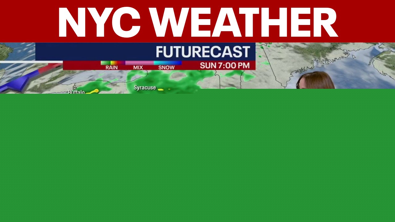 NYC forecast: Rain ends the weekend, thunderstorms possible Monday