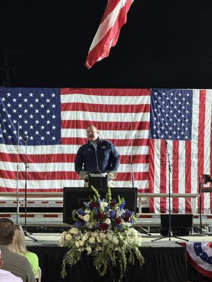 Preachers, politicians hail Charlie Kirk’s legacy at Buck vigil