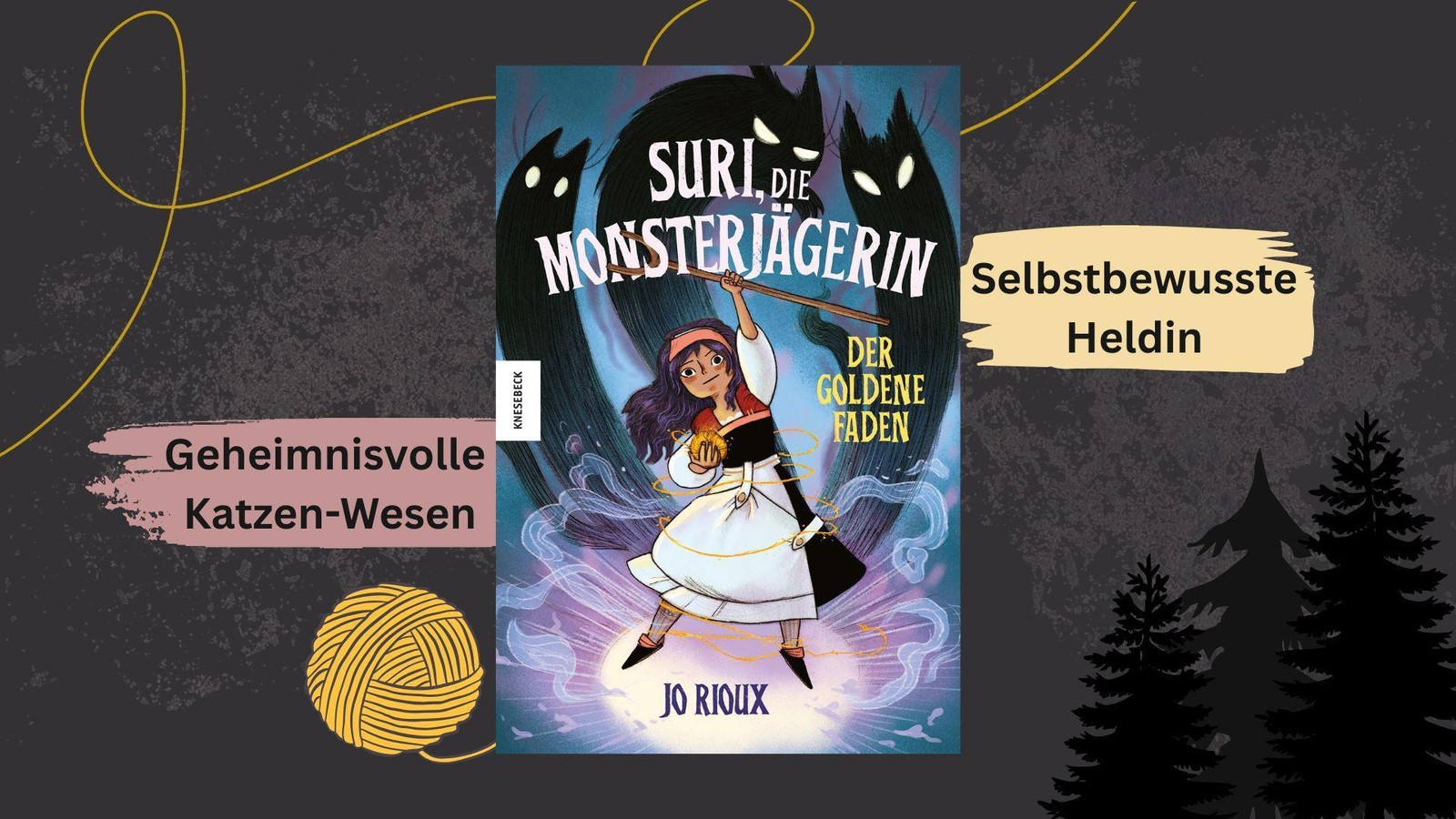 Buchtipp der Woche: Monsterexpertin trifft Katzengeister