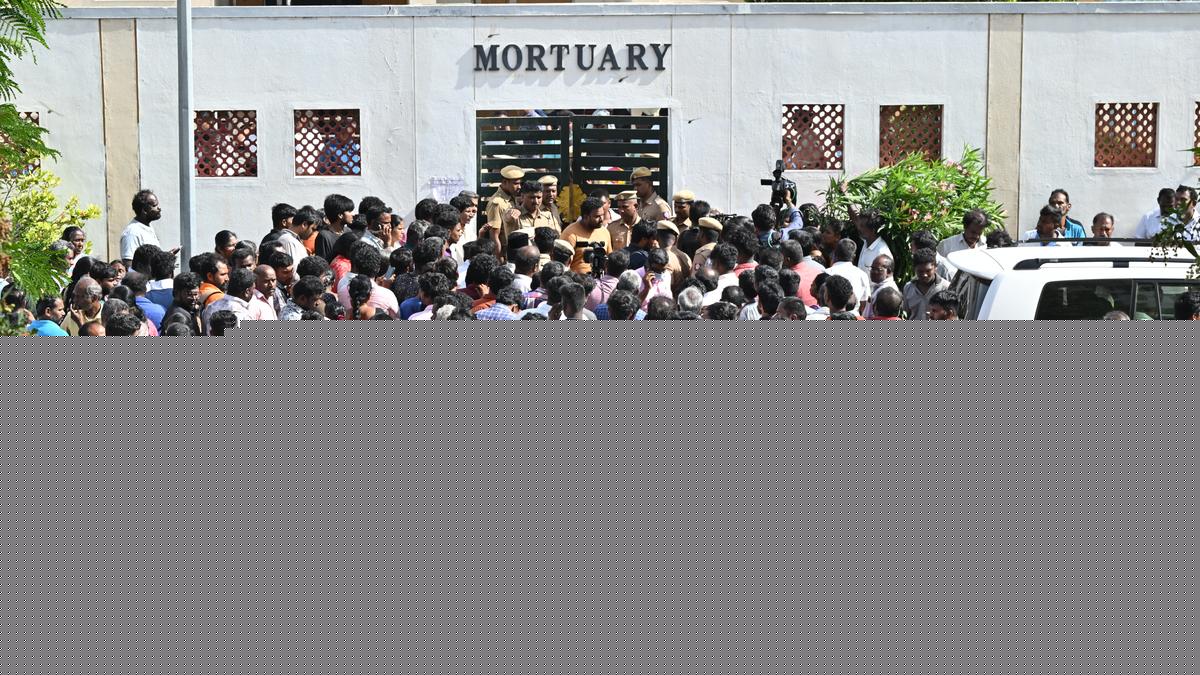 Death toll in Karur stampede rises to 40; Justice Aruna Jagadeesan begins inquiries