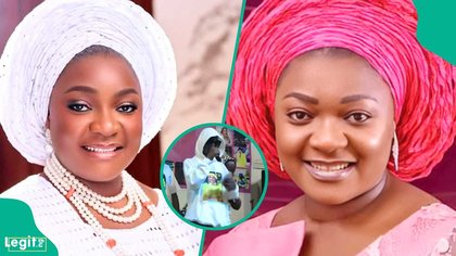 Bobby Williams Adeoye, son of late gospel singer Omije Ojumi, delivers an emotional tribute at her service of songs in Lagos