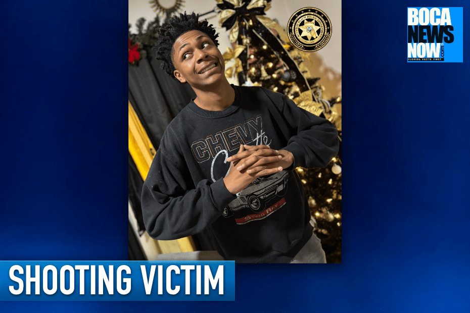 POLICE IDENTIFY BOYNTON SHOOTING VICTIM, SHOOTER ON THE LOOSE
