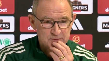 Martin O’Neill calmly shuts down journalist’s red card quizzing and hits out at Celtic critics