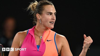 Sabalenka storms to fourth Australian Open final in a row