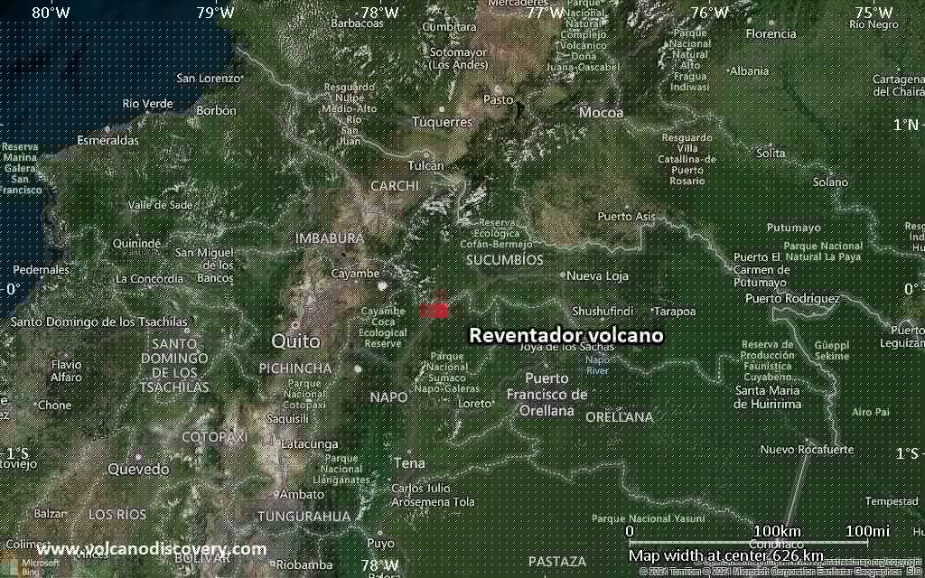 Reventador Volcano Volcanic Ash Advisory: ONGOING VA EMS