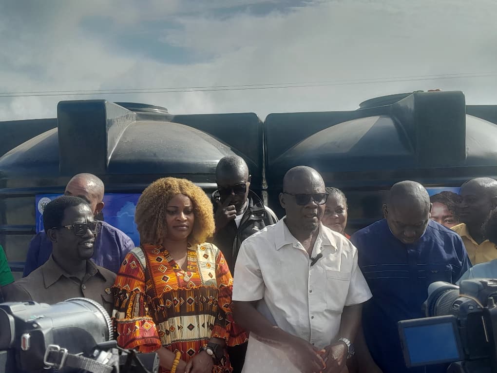 Water crisis: Vice President donates reservoirs to five Central Region districts