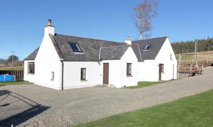 Traditional Speyside cottage with modern interior and views of Ben Rhinnes for sale