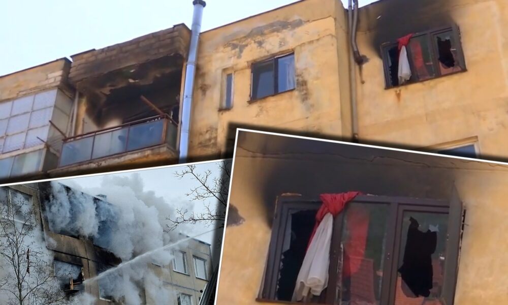Bărbat din Vâlcea, mort după ce a fost aruncat de la etajul al treilea de suflul unei explozii. Soția acestuia ar fi incendiat locuința