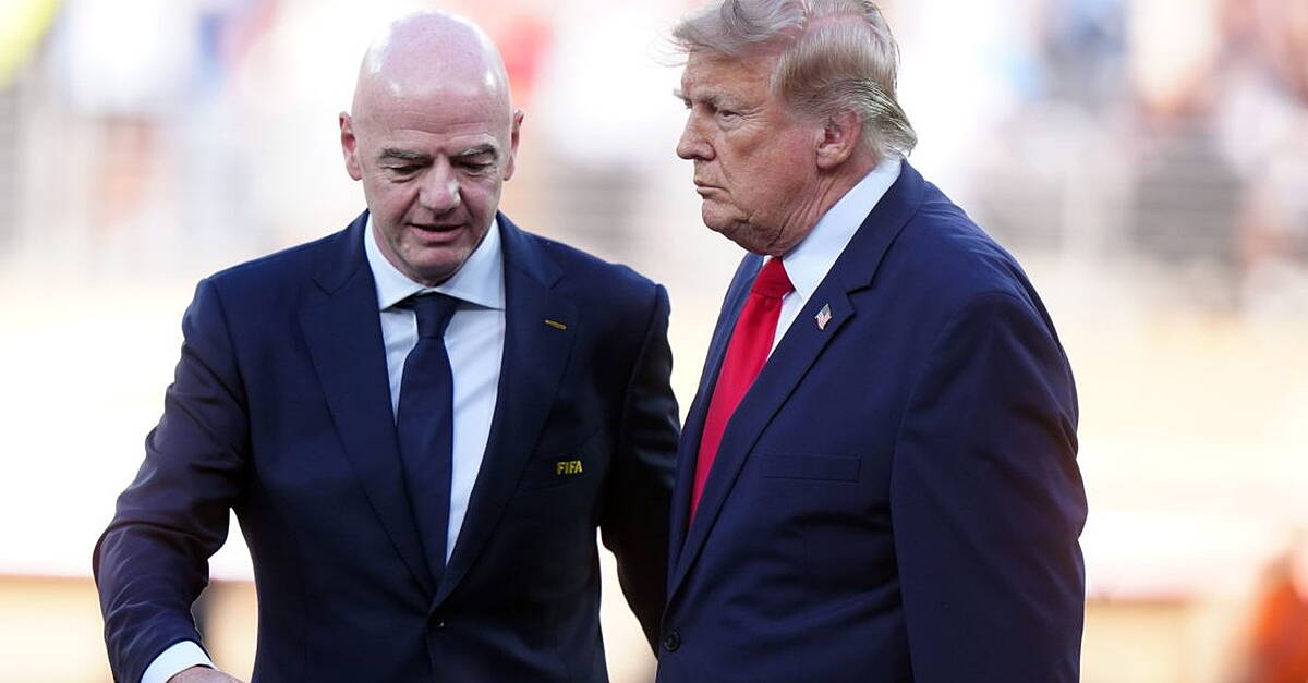 Donald Trump denies talking to Gianni Infantino over contentious World Cup plans