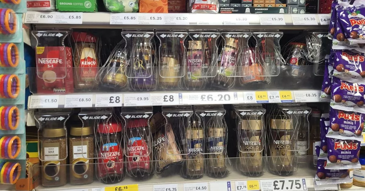 Security nets spotted on coffee and baby formula at Tesco store in Essex town