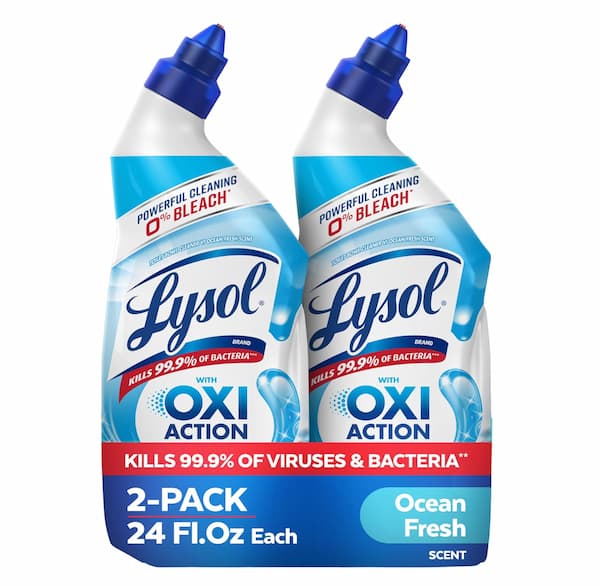 Lysol Power Toilet Bowl Cleaner (2 pack) only $3.44 shipped!