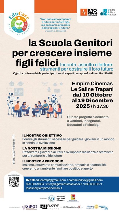 Solo dieci iscritti. Annullata la "Scuola per genitori"
