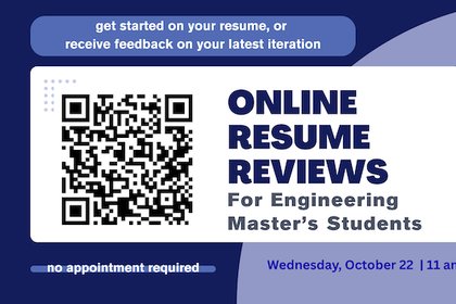 Engineering Master's Online Resume Reviews
