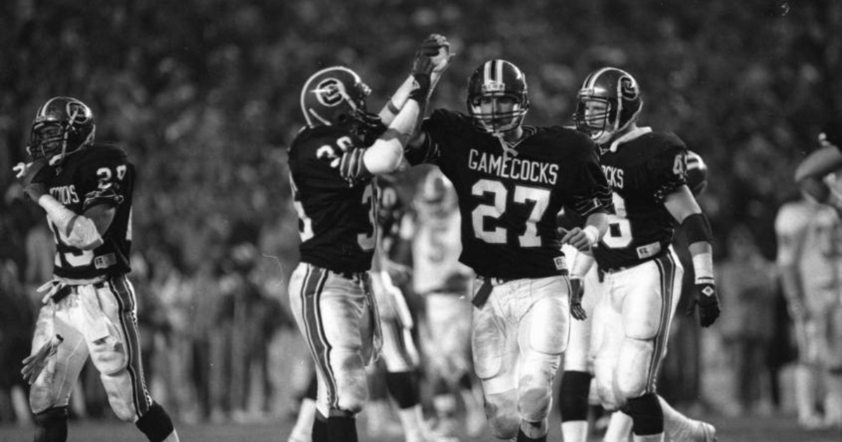 With 27 days until South Carolina football kicks off 2026, a look back at No. 27 Brad Edwards