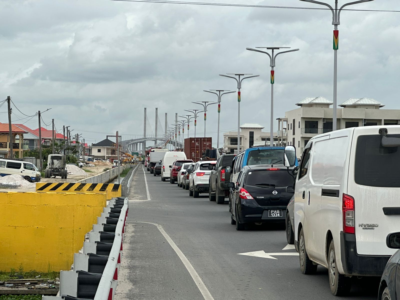 One person dies after pile-up on new Demerara River bridge