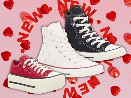 DSW just added Converse’s newest Valentine’s Day collection and it’s adorable