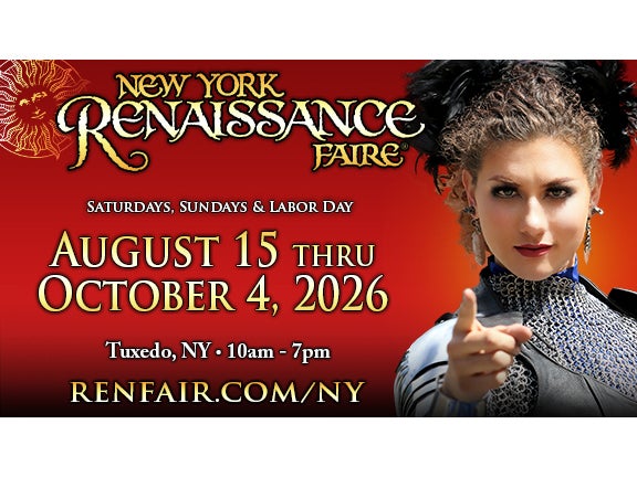 ENTER TO WIN: PAIR OF TICKETS TO THE NEW YORK RENAISSANCE FAIRE!