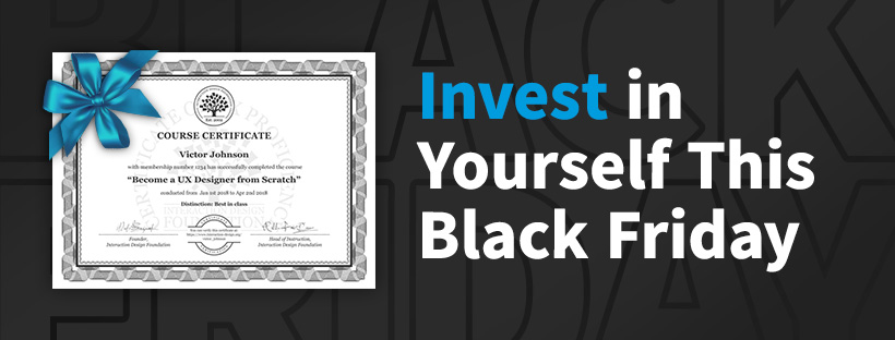 Discounts on UX Courses and Bootcamps for  Black Friday 2021!