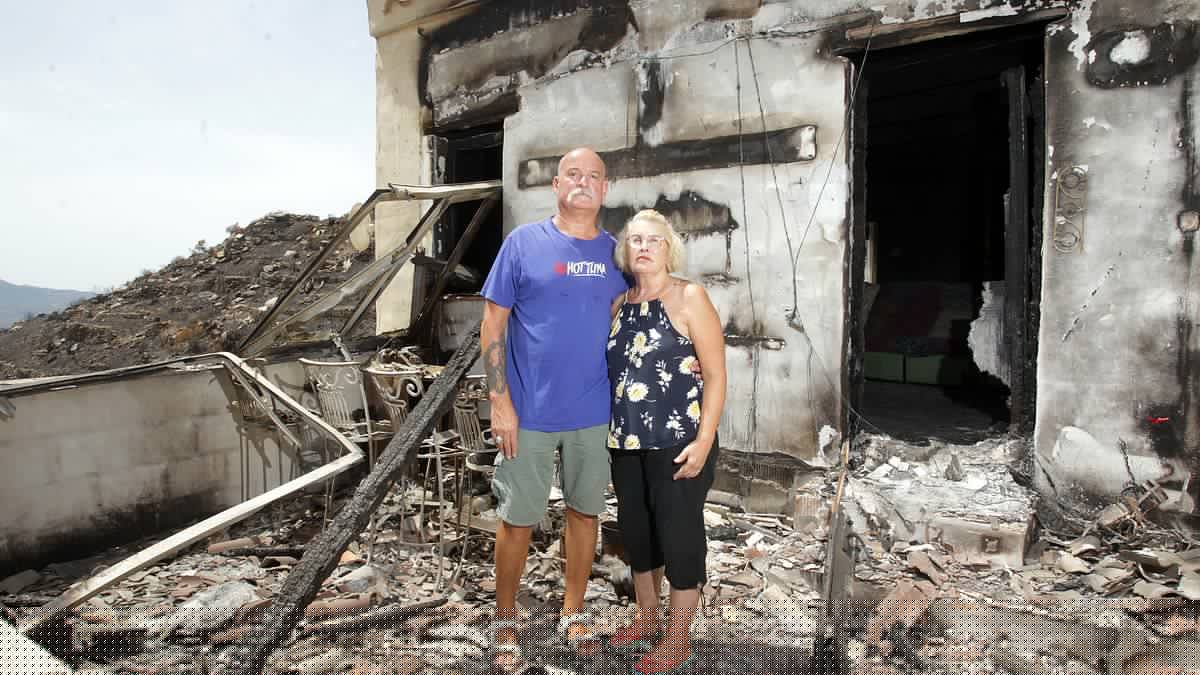 The Spanish villa we put years of love and labour into was consumed by wildfires in hours... but we're the lucky ones