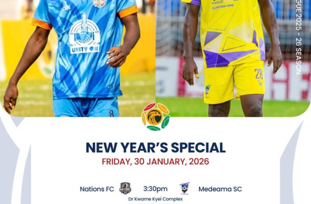 Premier League: Nations FC face ultimate test against rampaging leaders Medeama on Friday