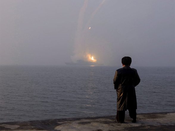 World News | North Korea Conducts Suspected Ballistic Missile Launch as US-South Korea Gear for Key Military Drill Next Week