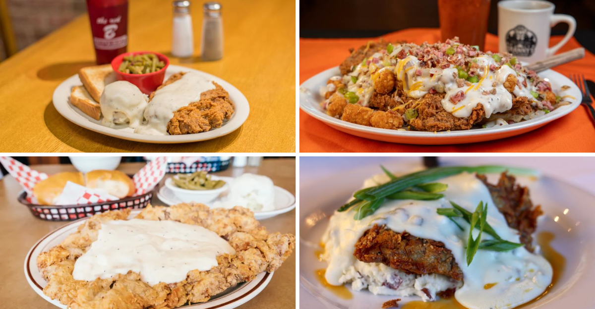 16 Oklahoma Diners Serving Chicken-Fried Steaks Bigger Than The Plate
