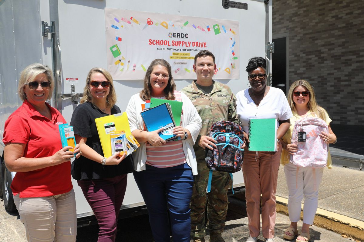 ERDC ‘Pack the Bus’ drive delivers school supplies to students