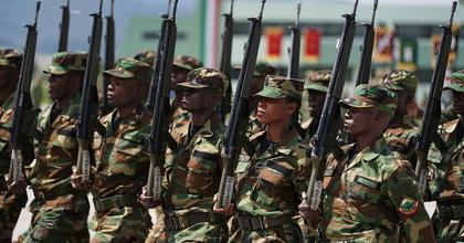 Haitian soldiers complete mlitary training in Mexico