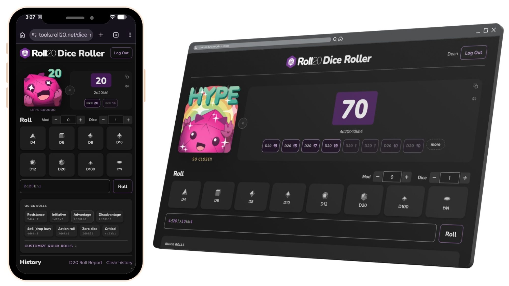 Roll20 Unleashes a New Free Quantum Dice Roller