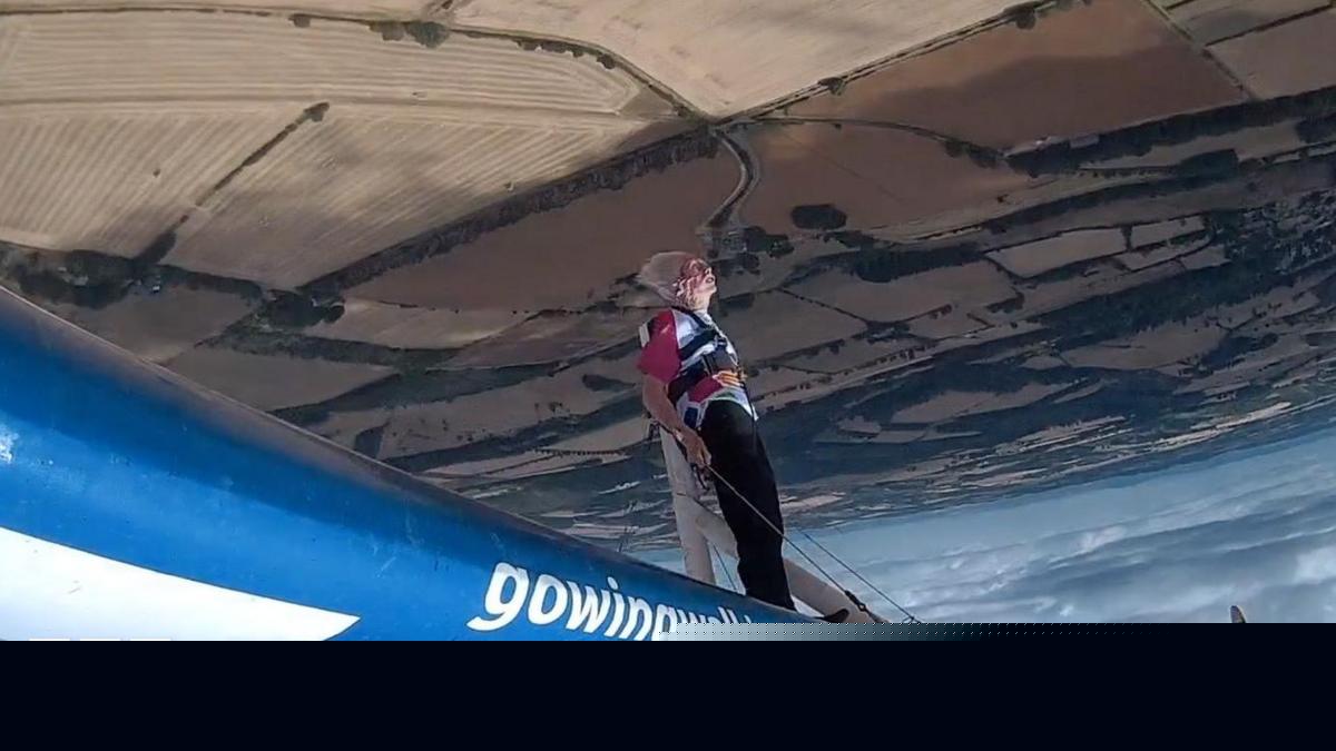 Betty, 97, breaks record for oldest wingwalker