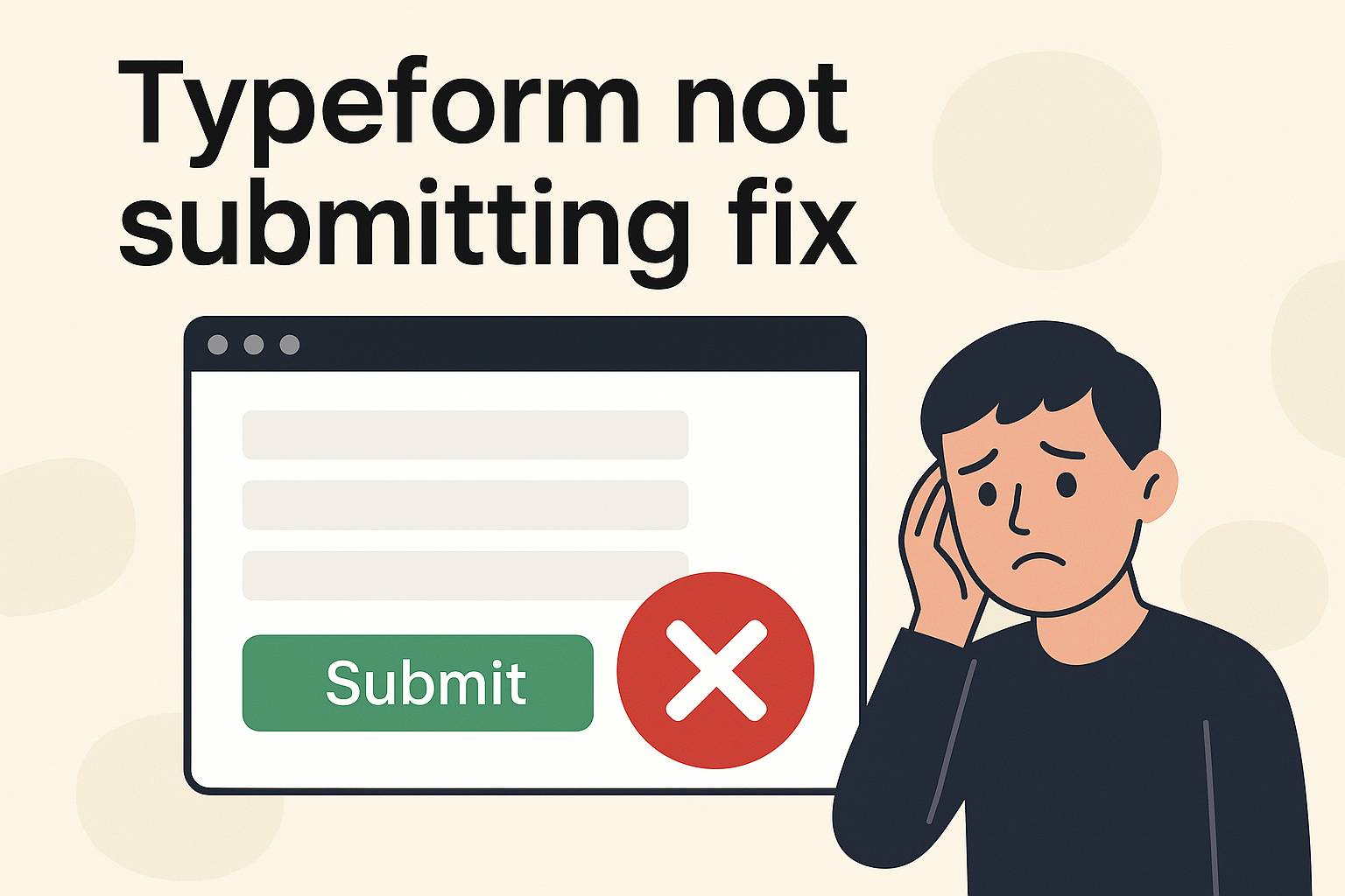Typeform not submitting fix