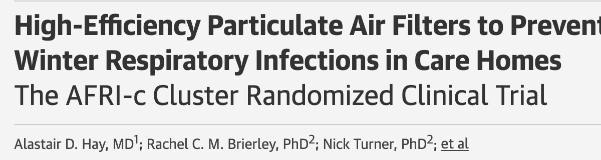 Lessons from the HEPA Filter RCT in JAMA-IM