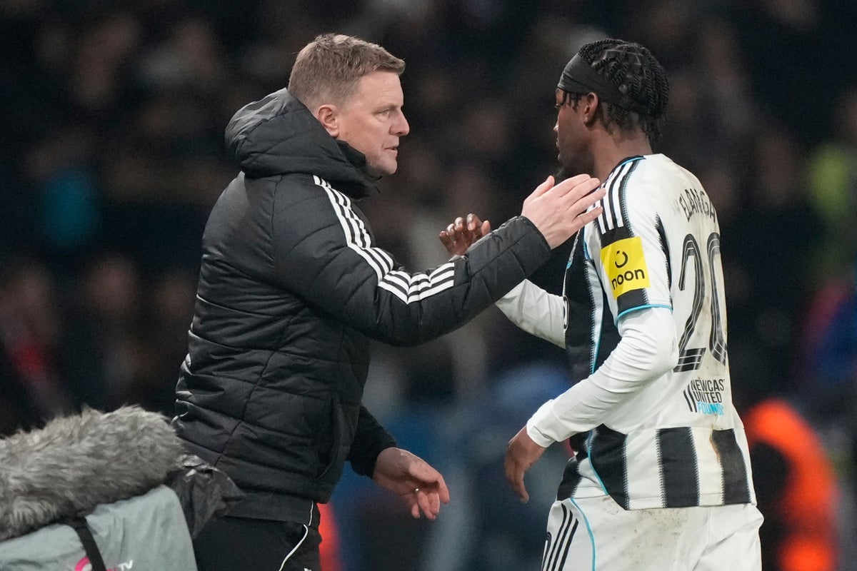 Eddie Howe content to go down play-off path as Newcastle are held to draw at PSG