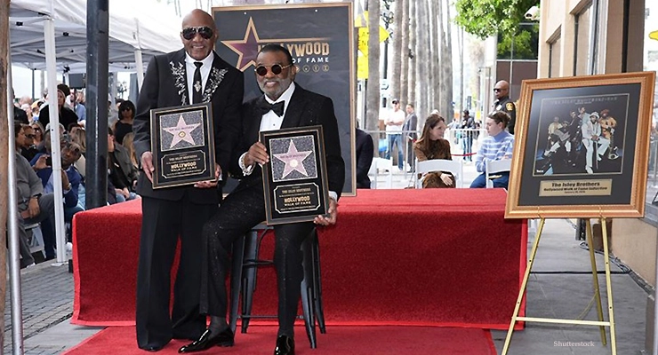 Isley Brothers Get Emotional at Star Ceremony on Hollywood Walk of Fame