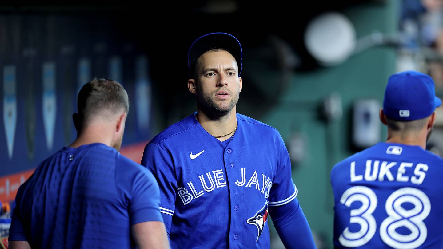 George Springer Scratched From Blue Jays Lineup with Shoulder Tightness