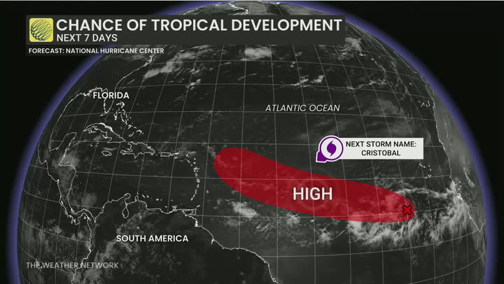 Tropics update: storm development in Atlantic and Pacific oceans