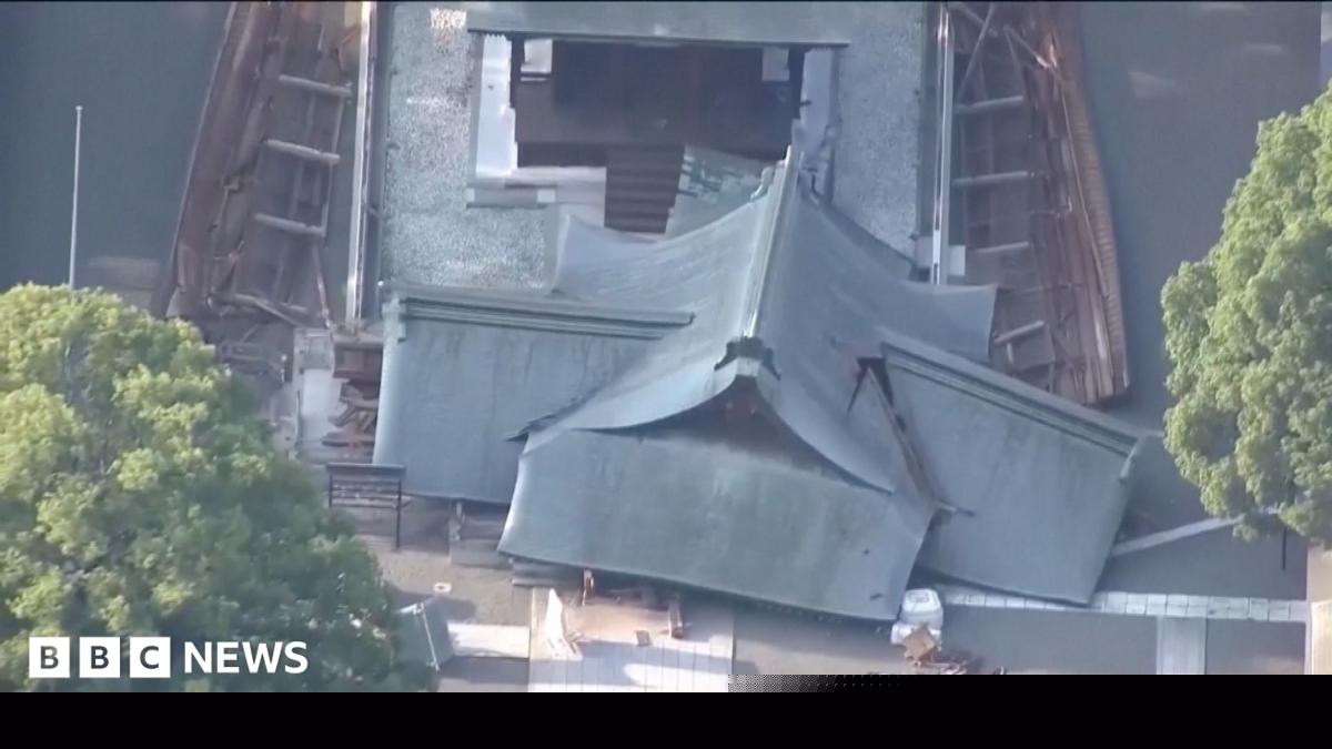 Watch: The moment quake hit Japan