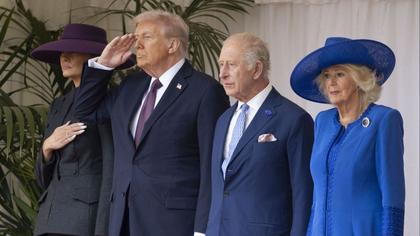 Trump lander Air Force One i London med tech-kolonialistisk mission