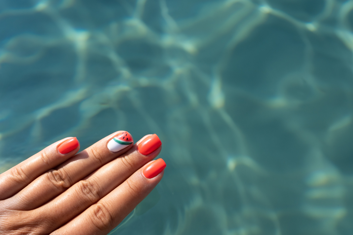 Watermelon nails are the juiciest way to accessorise this summer