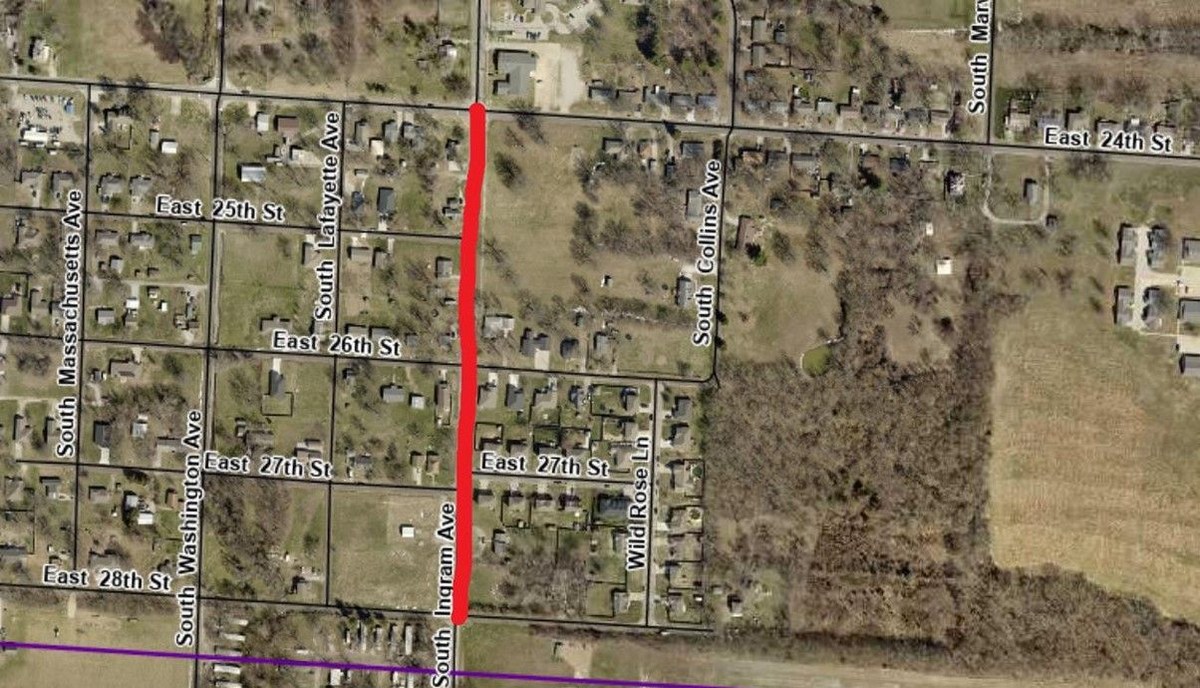 City of Sedalia to work on South Ingram Tuesday & Wednesday