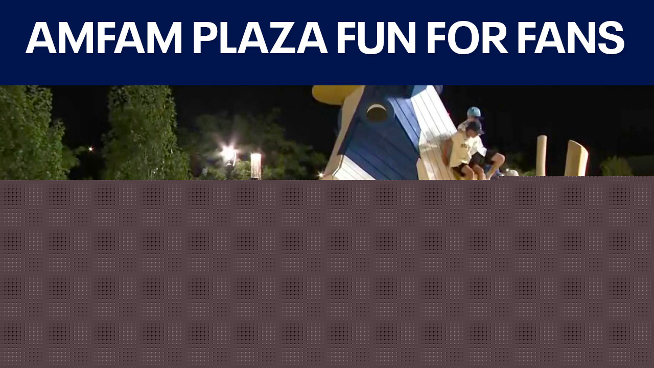 Brewers fans enjoy plaza before, after games