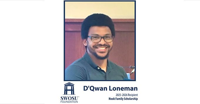 Loneman Named First Recipient of Hook Family Scholarship at SWOSU