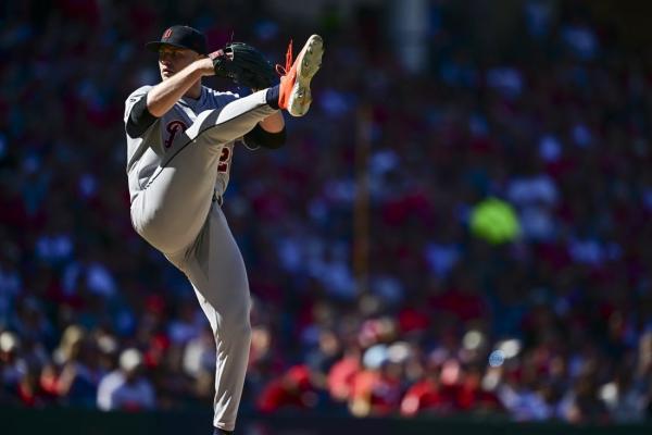 MLB roundup: Tarik Skubal fans 14 as Tigers edge Guardians