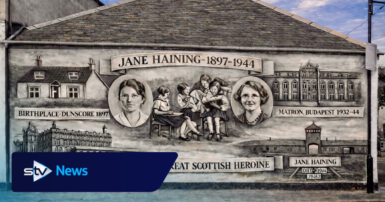 Artwork for mural dedicated to Scot who cared for Jewish girls unveiled
