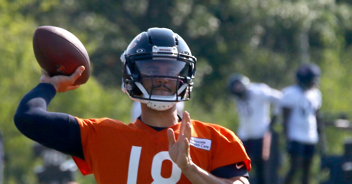 Chicago Bears training camp update: Caleb Williams shows signs of growth in first practice