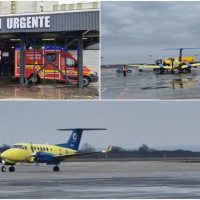 Doi dintre tinerii greci răniți în accidentul de pe DN6 au fost repatriați cu o aeronavă medicală. A treia victimă rămâne internată la Timișoara, după ce a fost operată în cursul nopții | VIDEO