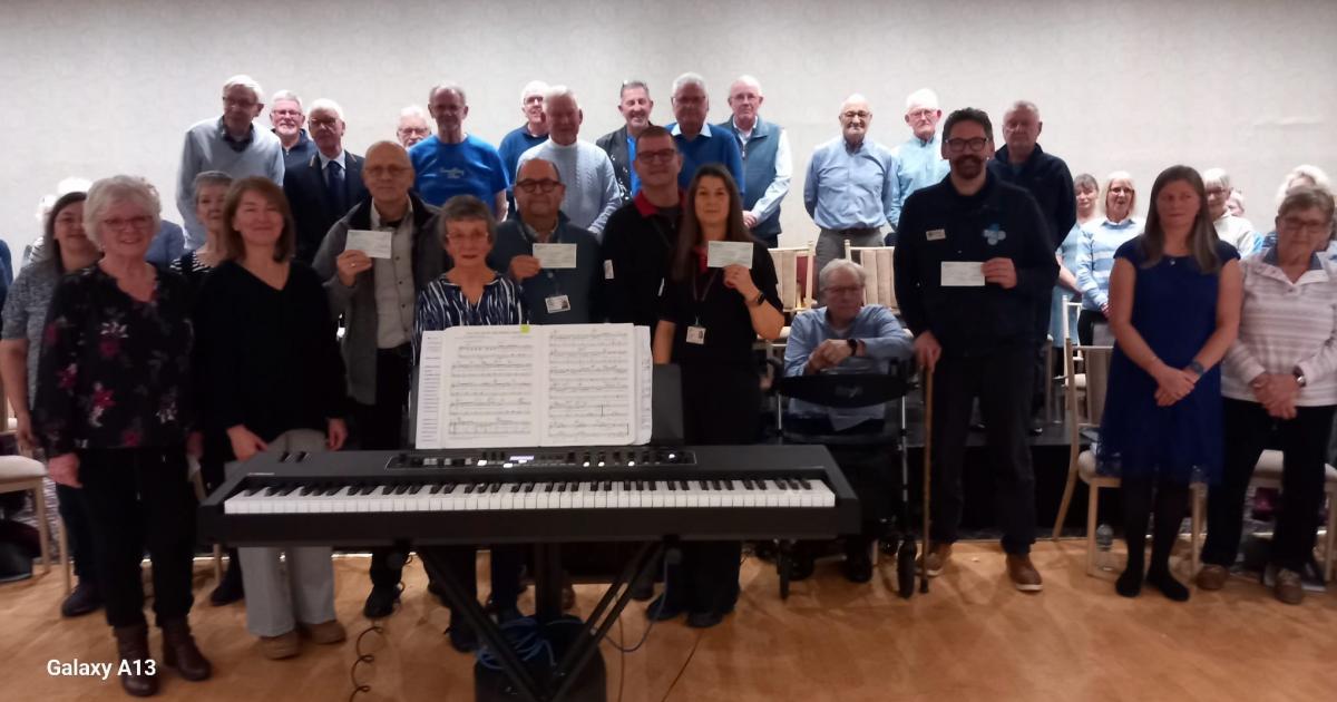 Musical concerts help choir give away £3,000 to good causes