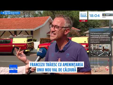 Francezii trăiesc cu amenințarea unui nou val de căldură