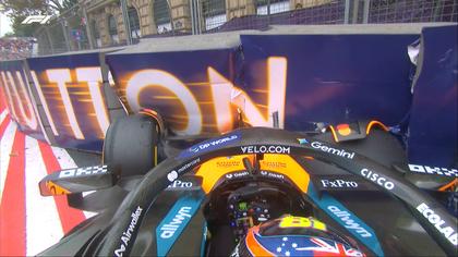 Piastri’s Baku nightmare continues with lap 1 crash