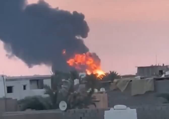 Fire breaks out after drone attack on Libya major refinery